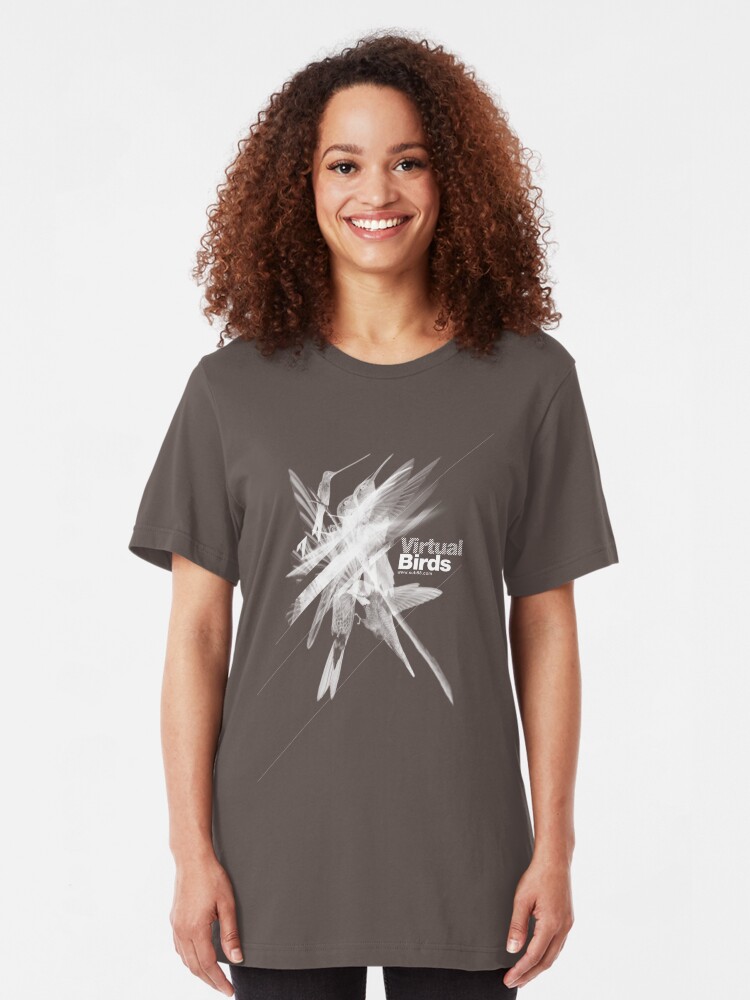 Alternate view of Virtual birds /// Slim Fit T-Shirt