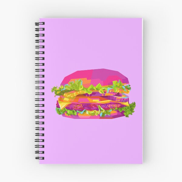 Item preview, Colorful Burger purple BG designed and sold by ahmadnusyirwan.
