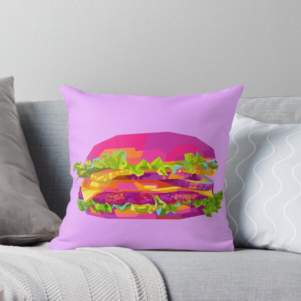 Item preview, Colorful Burger purple BG designed and sold by ahmadnusyirwan.