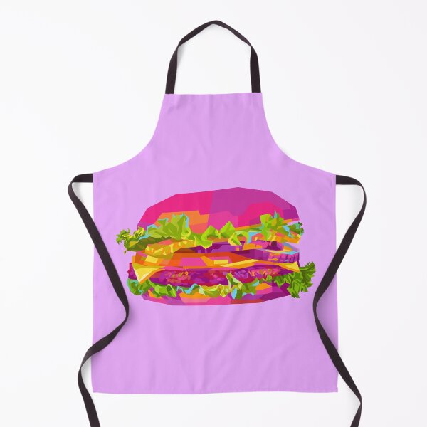 Item preview, Colorful Burger purple BG designed and sold by ahmadnusyirwan.