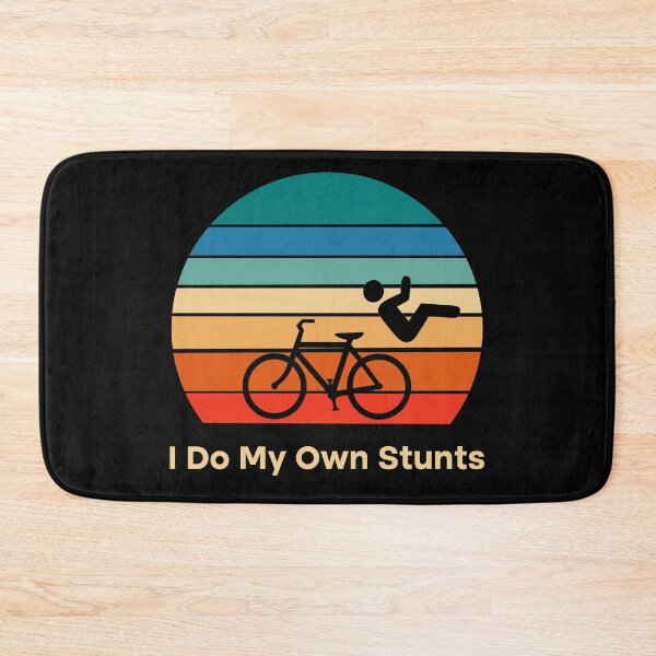 Item preview, Retro I Do My Own Stunts Shirt Bike  designed and sold by Rami Khalifah.