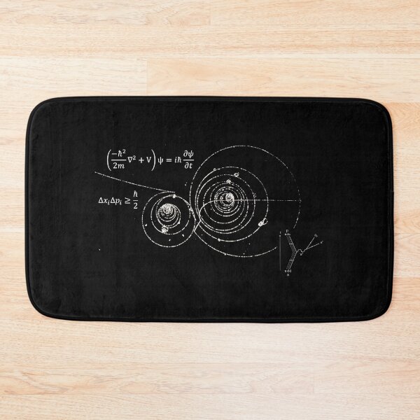 Item preview, Schrodinger equation and The Heisenberg uncertainty principle designed and sold by Yula Tees.