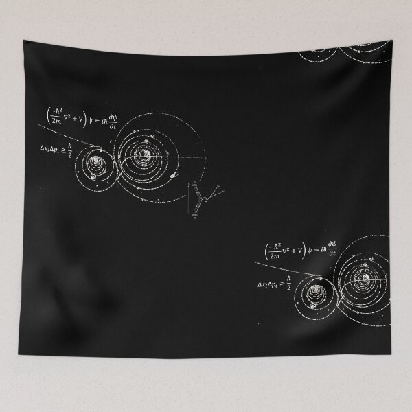Item preview, Schrodinger equation and The Heisenberg uncertainty principle designed and sold by Yula Tees.