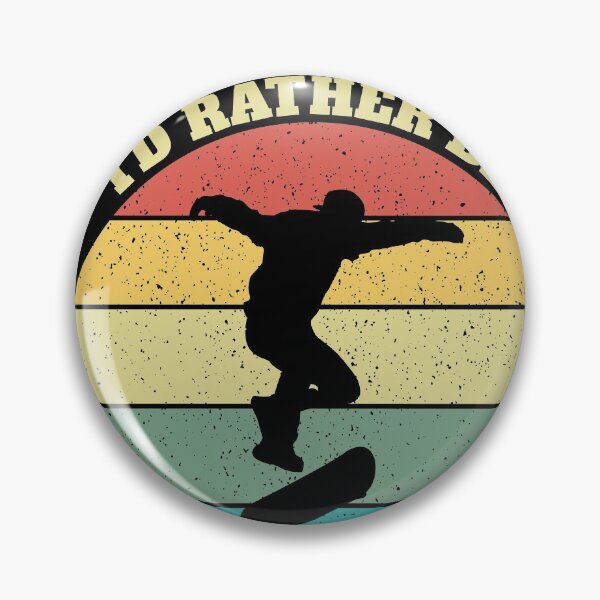 Item preview, Funny I'd Rather Be Skating Skateboarding Skateboarder designed and sold by Salvadax.