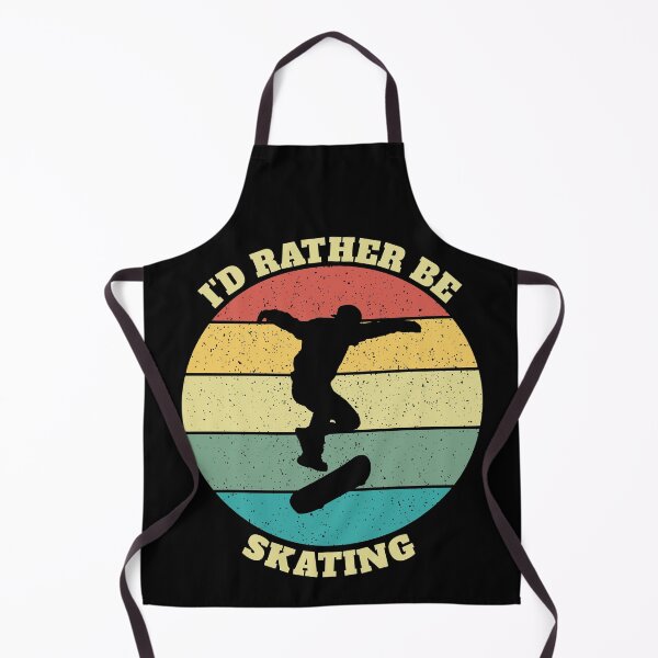 Item preview, Funny I'd Rather Be Skating Skateboarding Skateboarder designed and sold by Salvadax.