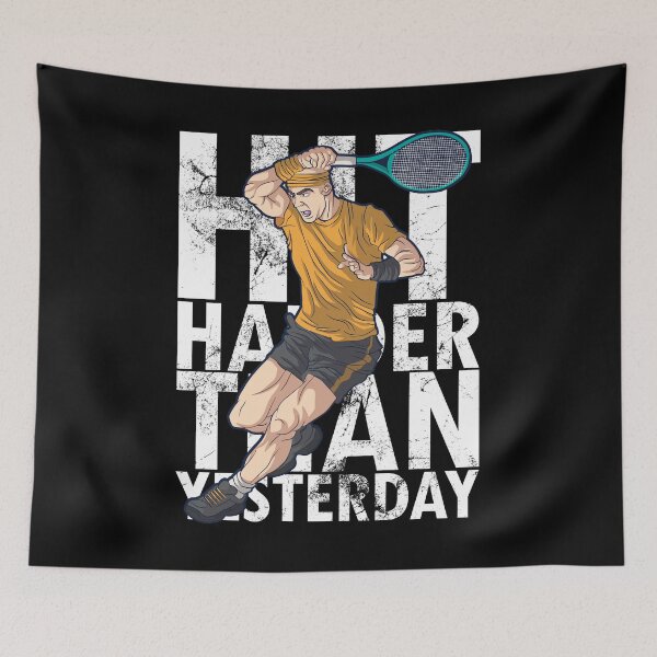 Item preview, Tennis Training Hit harder than yesterday designed and sold by FalkDania.