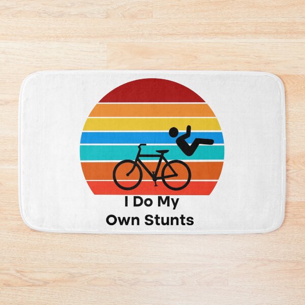 Item preview, Retro I Do My Own Stunts Shirt Bike  designed and sold by Rami Khalifah.