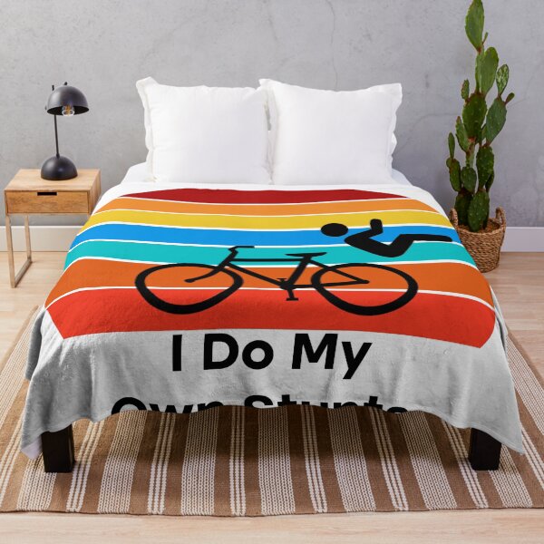 Item preview, Retro I Do My Own Stunts Camiseta Bicicleta designed and sold by Rami Khalifah.