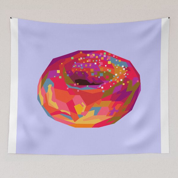 Item preview, Colorful Donut Blue BG designed and sold by ahmadnusyirwan.
