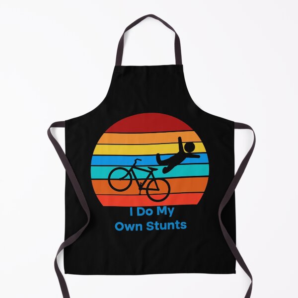 Item preview, Retro I Do My Own Stunts Shirt Bike  designed and sold by Rami Khalifah.