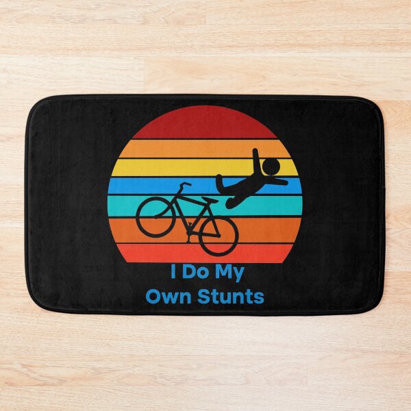 Item preview, Retro I Do My Own Stunts Shirt Bike  designed and sold by Rami Khalifah.