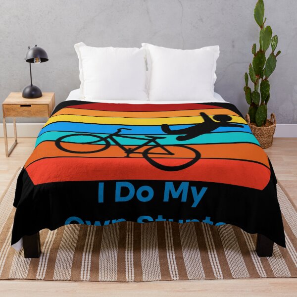 Item preview, Retro I Do My Own Stunts Camiseta Bicicleta designed and sold by Rami Khalifah.
