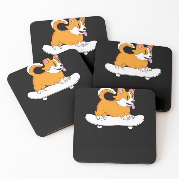 Item preview, Funny Corgi on a Skateboard  designed and sold by Salvadax.
