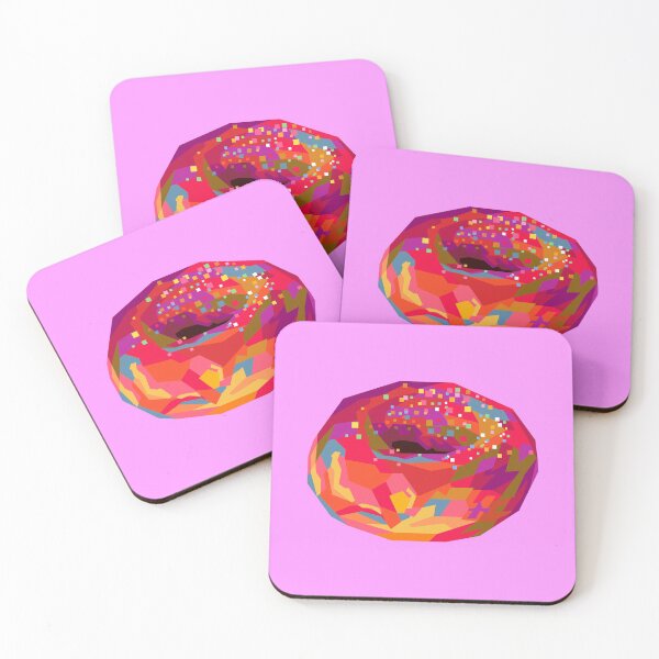 Item preview, Colorful Donut Pink BG designed and sold by ahmadnusyirwan.