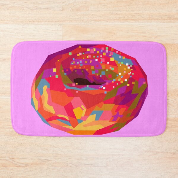 Item preview, Colorful Donut Pink BG designed and sold by ahmadnusyirwan.