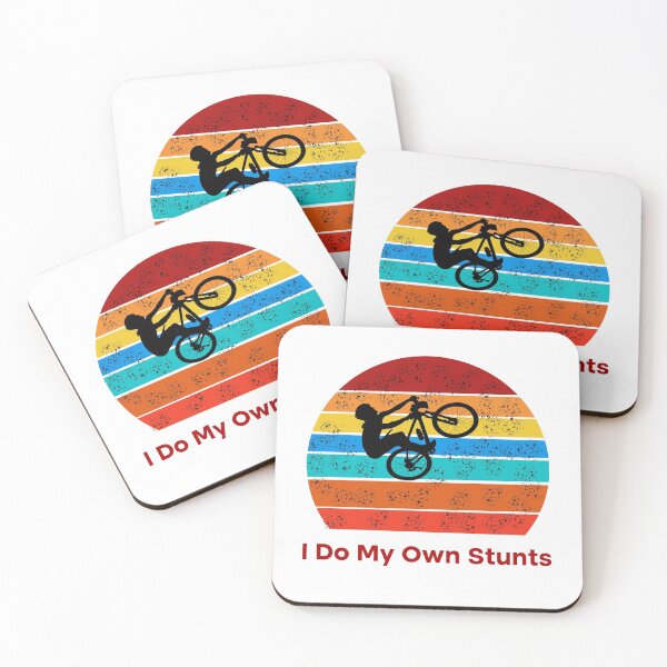 Item preview, Retro I Do My Own Stunts Shirt Bike  designed and sold by Rami Khalifah.