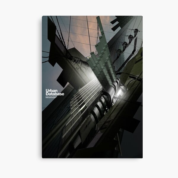 Urban-Database Canvas Print