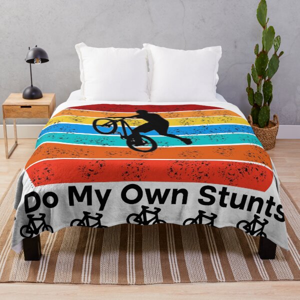 Item preview, Retro I Do My Own Stunts Camiseta Bicicleta designed and sold by Rami Khalifah.