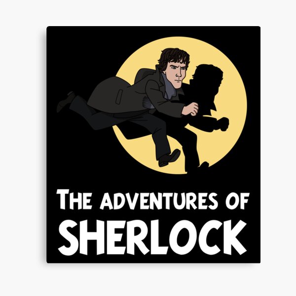 Les aventures de Sherlock Impression sur toile