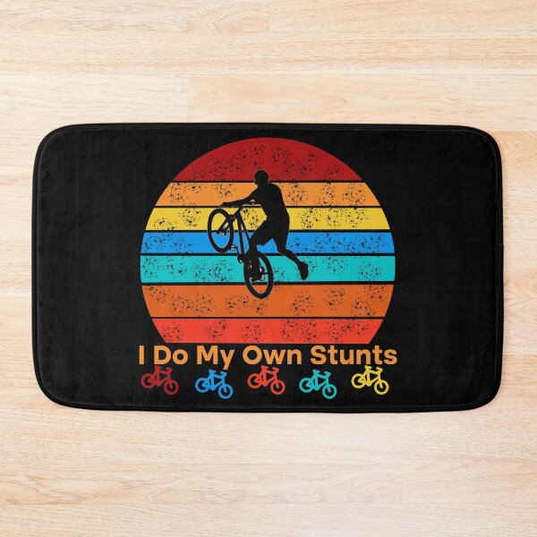 Item preview, Retro I Do My Own Stunts Shirt Bike  designed and sold by Rami Khalifah.