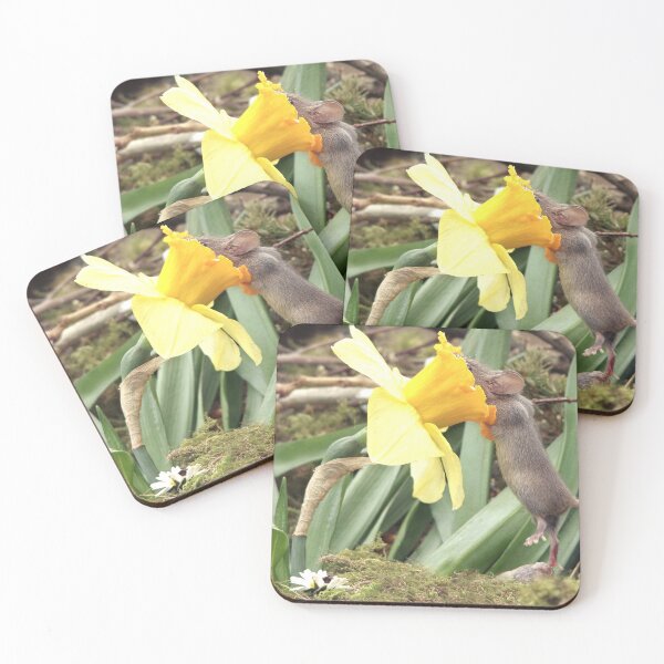 Item preview, easter mouse with Daffodil stand  designed and sold by Simon-dell.