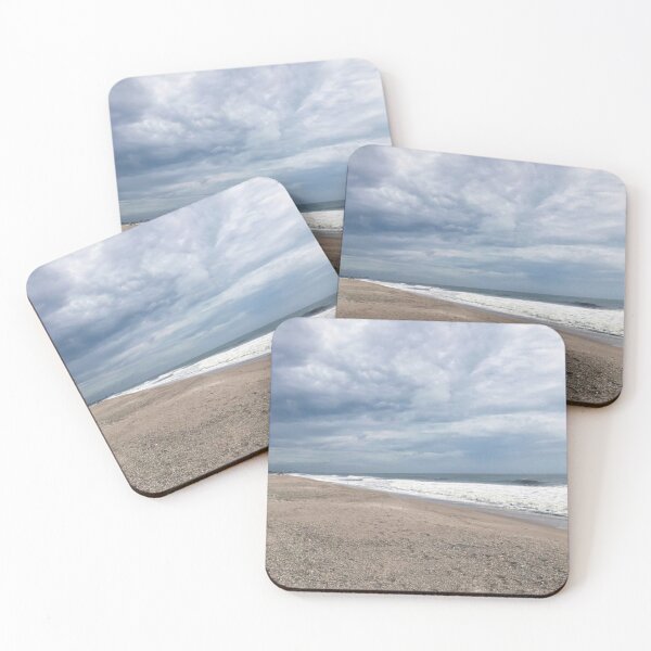Item preview, beautiful beach cloudy day with blue ocean waves designed and sold by Barolina.