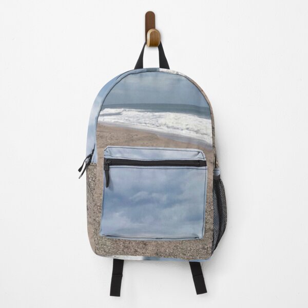 Item preview, beautiful beach cloudy day with blue ocean waves designed and sold by Barolina.