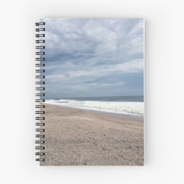 Item preview, beautiful beach cloudy day with blue ocean waves designed and sold by Barolina.