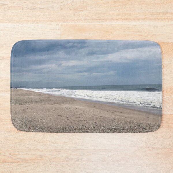 Item preview, beautiful beach cloudy day with blue ocean waves designed and sold by Barolina.