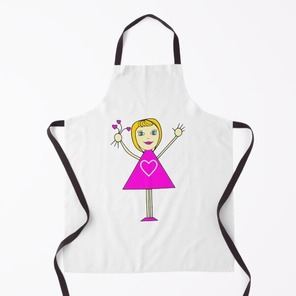 Item preview, Cute Girl Pink Hearts designed and sold by michellelegrand.