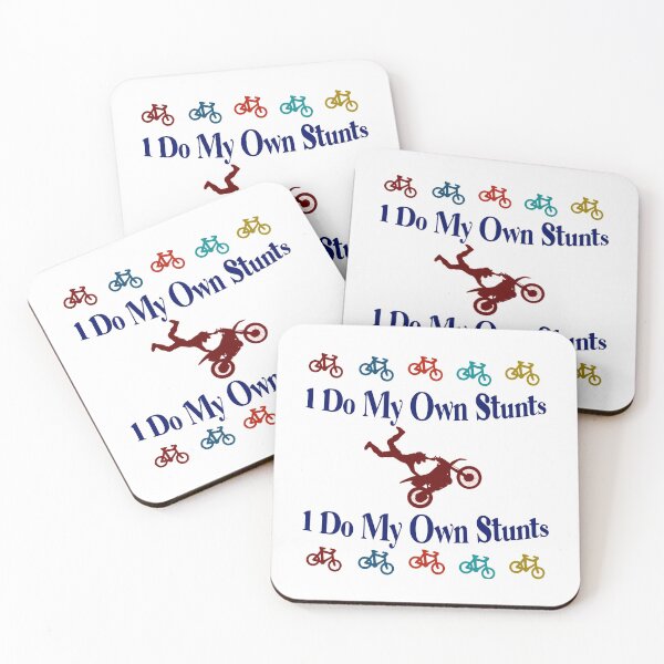 Item preview, Retro I Do My Own Stunts Shirt Bike  designed and sold by Rami Khalifah.