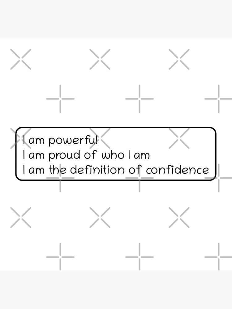 Thumbnail 3 of 3, Poster, CONFIDENCE affirmations designed and sold by eleanor27.