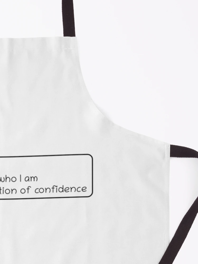 Thumbnail 3 of 6, Apron, CONFIDENCE affirmations designed and sold by eleanor27.