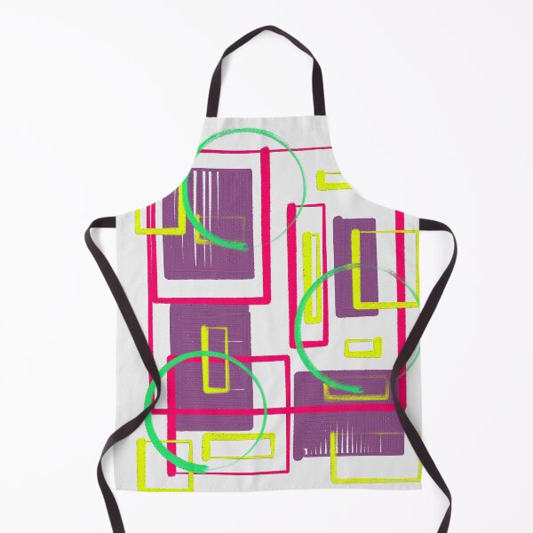 Item preview, Purple, Yellow, Hot Pink, and Green Pop Oil Paint Geometry designed and sold by AlysonArtShop.