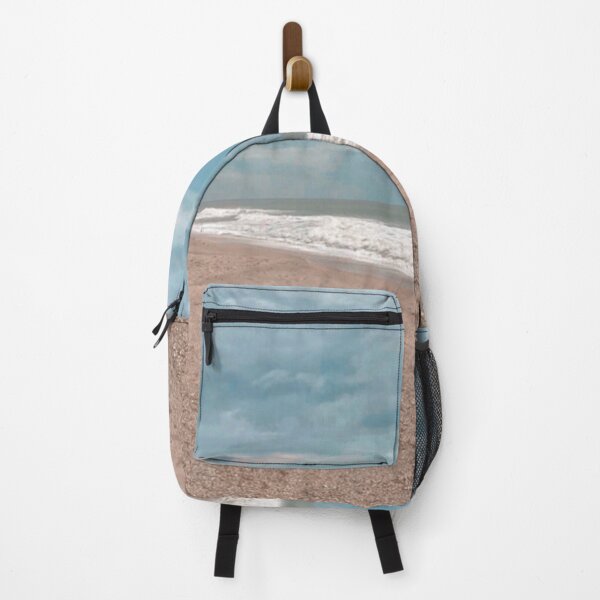 Item preview, beautiful beach cloudy day with light blue ocean waves designed and sold by Barolina.