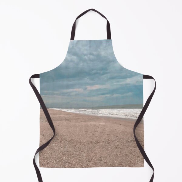 Item preview, beautiful beach cloudy day with light blue ocean waves designed and sold by Barolina.