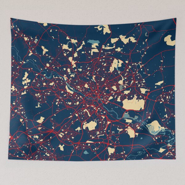Item preview, Leeds City Map of England - Hope designed and sold by deMAP.