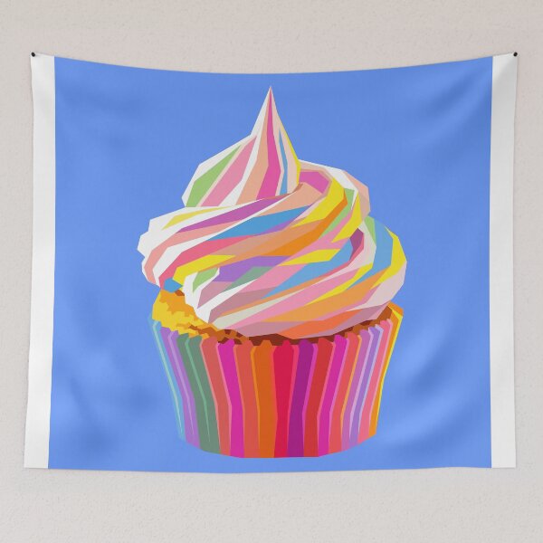 Item preview, Colorful Ice Cream Blue BG designed and sold by ahmadnusyirwan.