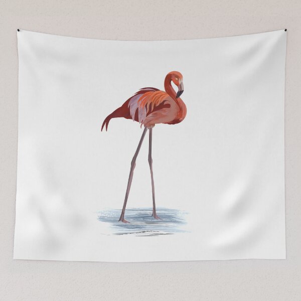 Item preview, Elegant Pink Flamingo Watercolour Illustration - Caroline Laursen Original designed and sold by Caroline Laursen.