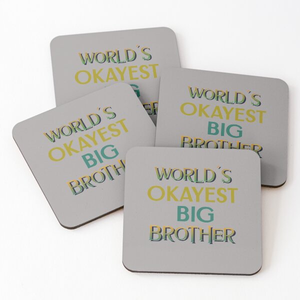 Item preview, Worlds Okayest BIG Brother  designed and sold by Ayurveda Fun Store.