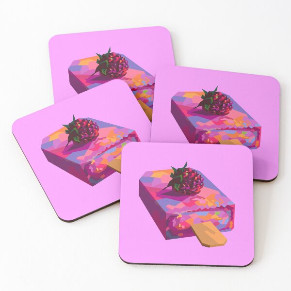 Item preview, Colorful Ice Cream Stick Pink BG designed and sold by ahmadnusyirwan.