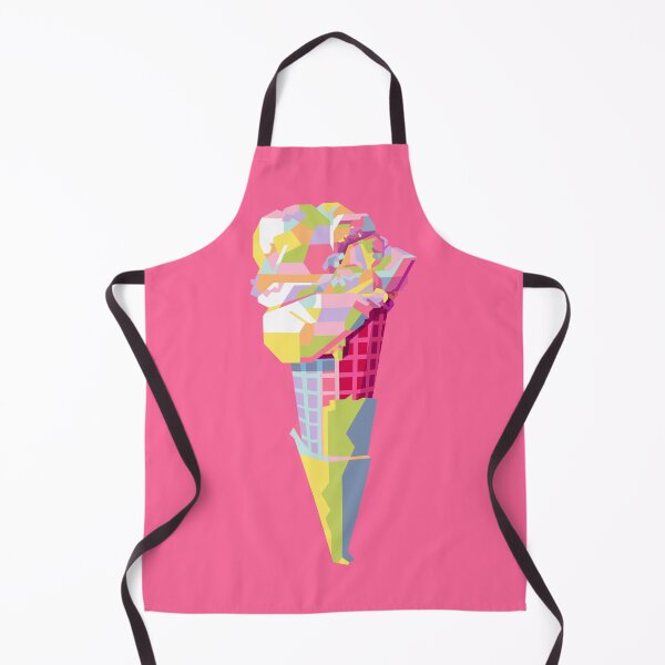 Item preview, Colorful Ice Cream Cone Pink BG designed and sold by ahmadnusyirwan.