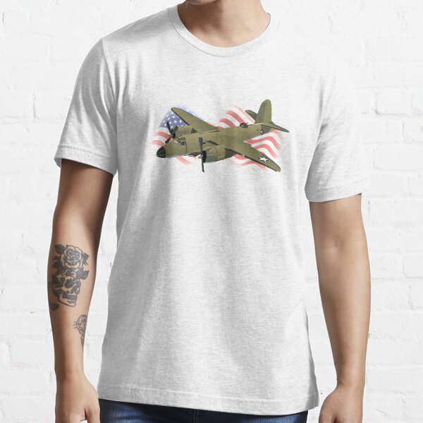 "B26 Marauder Patriotic WW2 Medium Bomber" Tshirt for Sale by