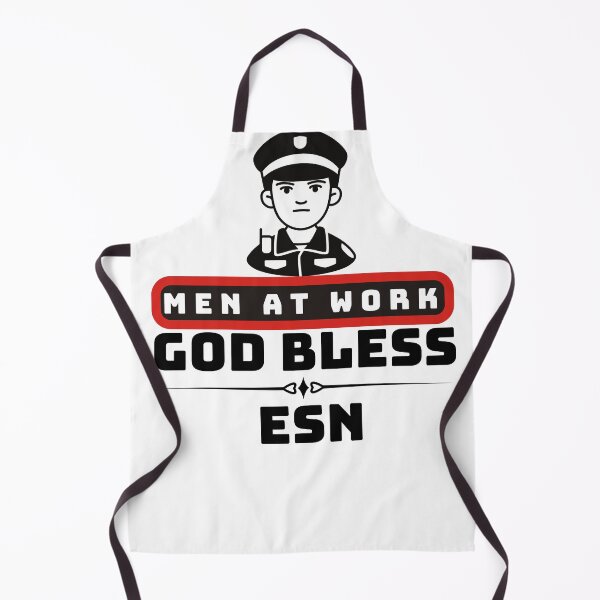Item preview, MEN AT WORK GOD BLESS ESN designed and sold by BiafraUplift.