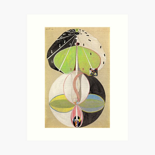 Item preview, Hilma af Klint The Tree Of Knowledge No. 5 Series W 1915 designed and sold by tiokvadrat.