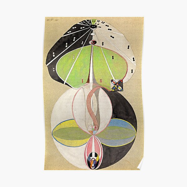 Hilma af Klint The Tree Of Knowledge No. 5 Series W 1915 Poster