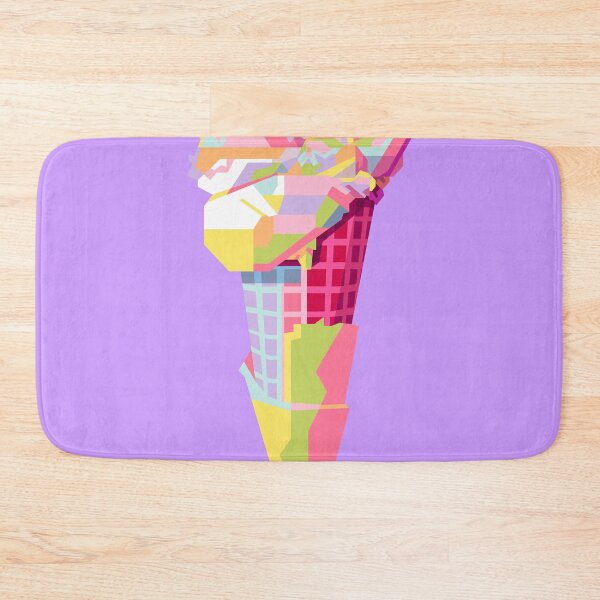Item preview, Colorful Ice Cream Cone Purple BG designed and sold by ahmadnusyirwan.