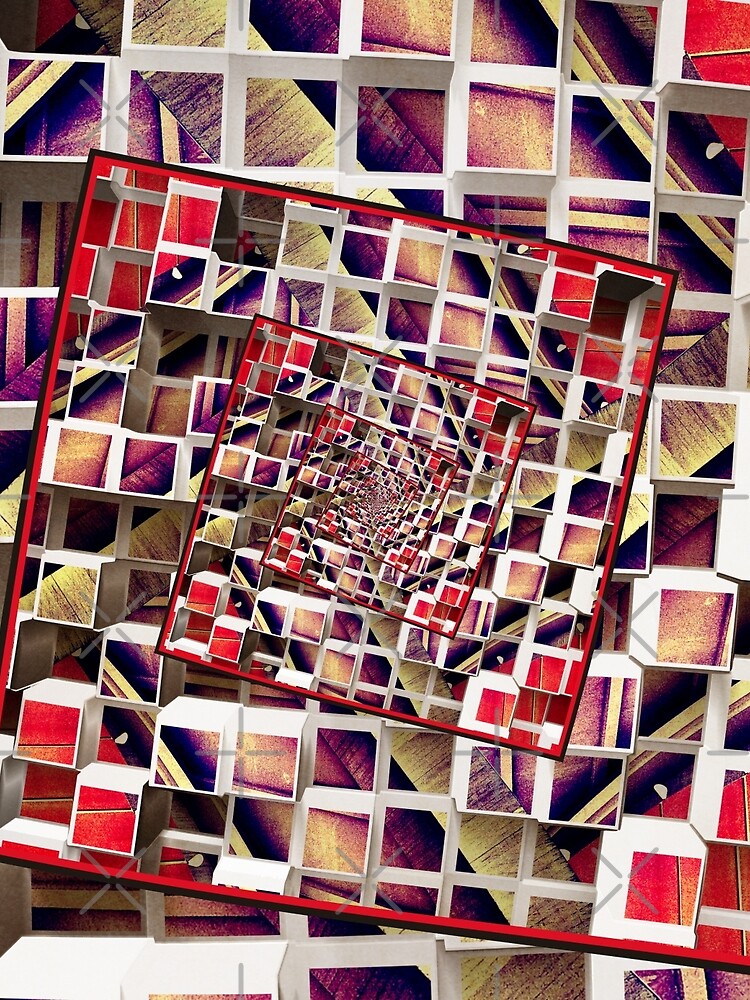 Infinite Rotating 3D Cubes by perkinsdesigns