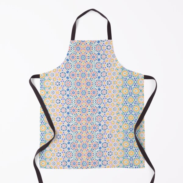 Item preview, Moroccan Tile Mosaic in rainbow Colors Pattern designed and sold by Zab Butler Design.