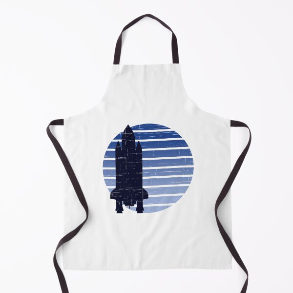 Item preview, Rocket Left Blue Retro Sunset Grunge designed and sold by doucelune.